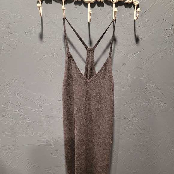 Naked Princess, Racer Back Tank, Small, Heather Grey - Picture 2 of 5